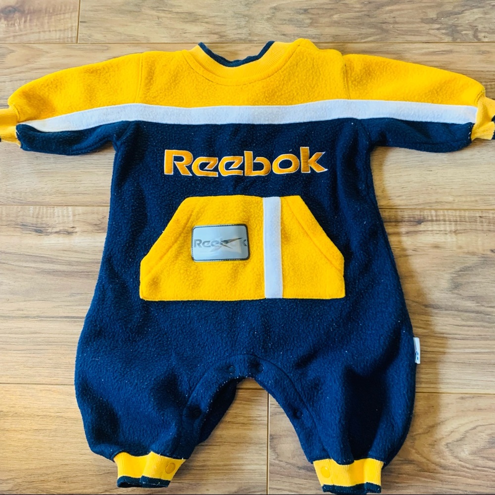 Hologram Vintage Reebok Romper Soft Fleece
